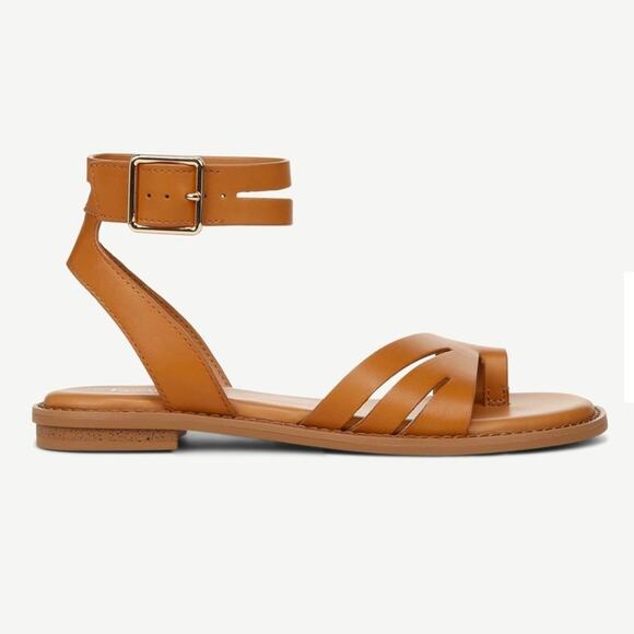 Sarto Greene Gladiator Sandal Mint 7M Worn Once Tan Color - Picture 7 of 7